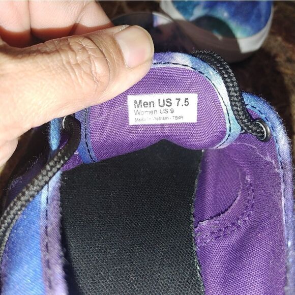 Vans women's off the wall fashion casual blue size 9. 309 - Picture 11 of 12